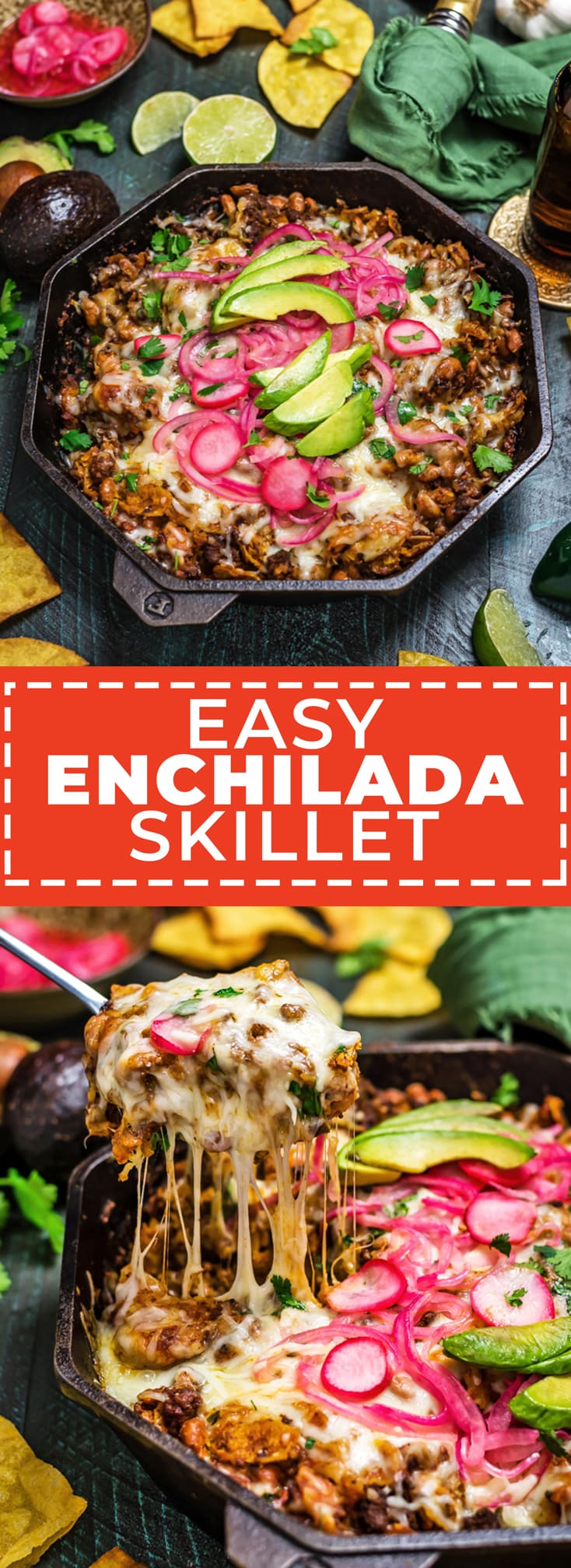 Easy Enchilada Skillet - Host The Toast