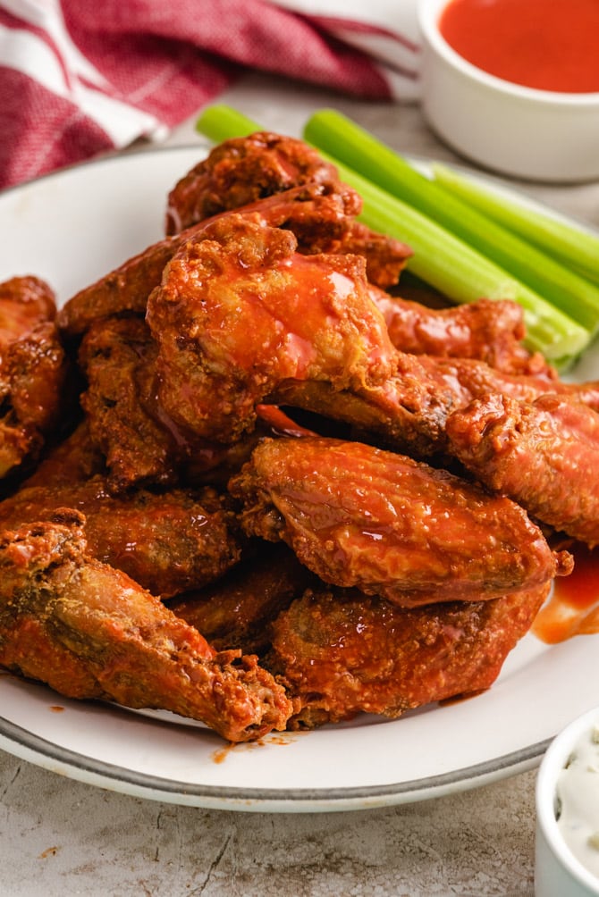 Crispy Baked Chicken Wings - Host The Toast