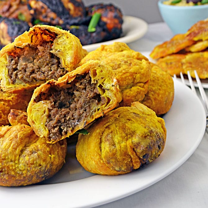 3-Bite Jamaican Beef Patties - Host The Toast