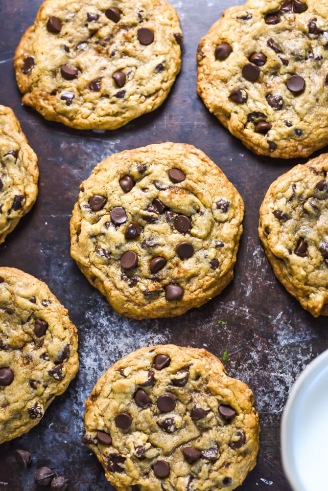 The Best Chewy Café-Style Chocolate Chip Cookies. These are my MOST POPULAR recipe of all time. They're so soft and chewy-- definitely the best chocolate chip cookie I've ever had! | hostthetoast.com