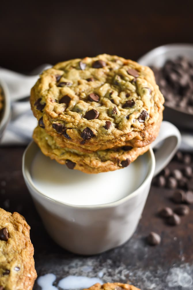 The Best Chewy Café-Style Chocolate Chip Cookies. These are my MOST POPULAR recipe of all time. They're so soft and chewy-- definitely the best chocolate chip cookie I've ever had! | hostthetoast.com