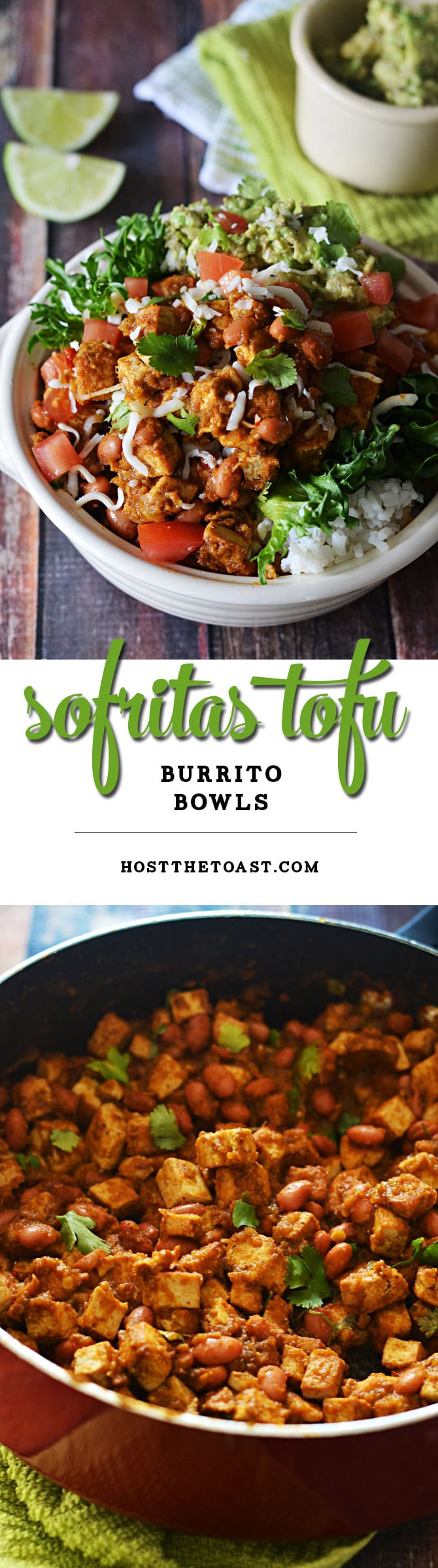 Sofritas #Tofu Burrito Bowls. Even better than the ones at #Chipotle, and easy/cheap to make at home! | hostthetoast.com