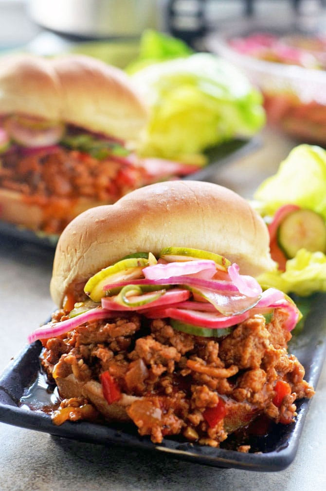 Slow Cooker Korean Sloppy Joes. This summer-friendly dish is just as easy as it is delicious. | hostthetoast.com
