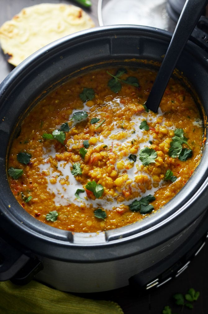 Slow Cooker Indian Spiced Lentils Host The Toast