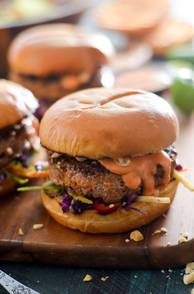 th Spicy Mayo and Coconut-Lime Slaw. Give up bland turkey burgers forever-- a little Thai curry paste makes all the difference in these flavor-packed patties. | hostthetoast.com