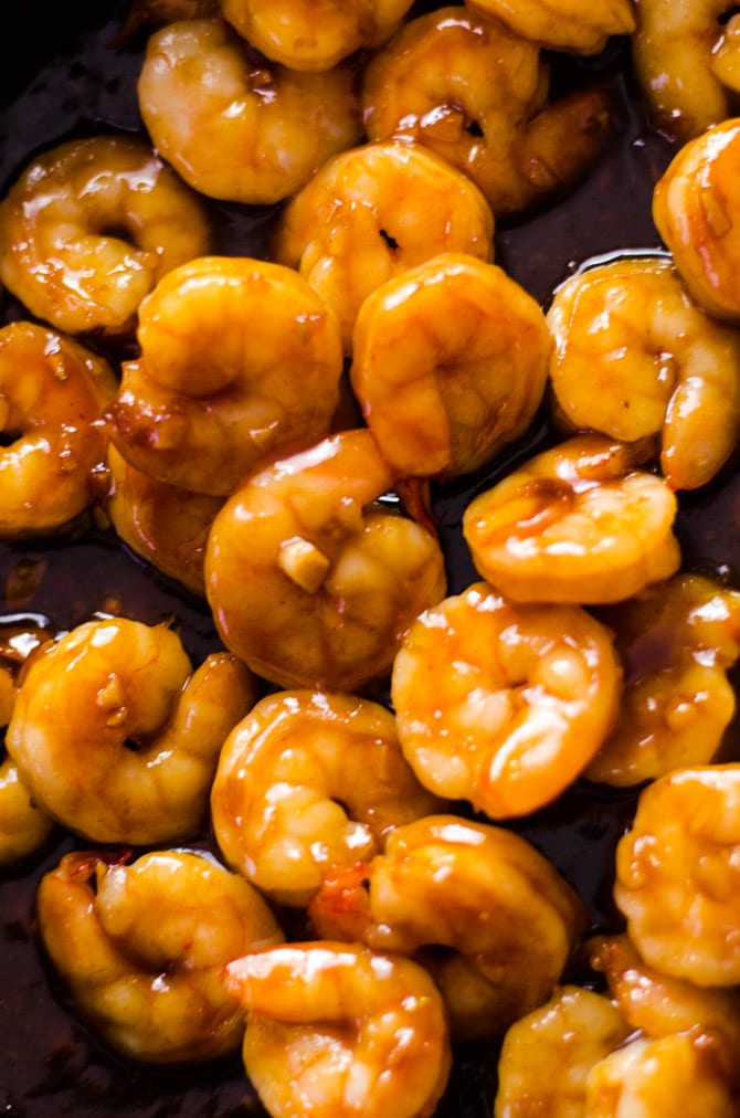 20 Minute Sweet & Sticky Caribbean Shrimp. This tropical-tasting dish is great for weeknight dinners or party appetizers, and owes its hit flavor to a special sweet ingredient! | hostthetoast.com