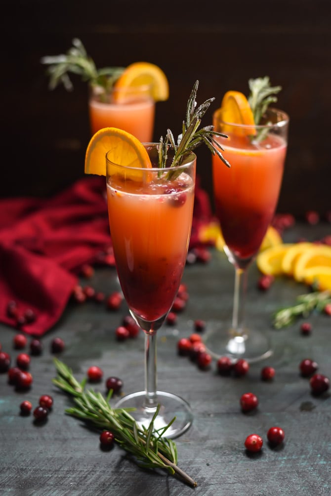 Holiday Cranberry Mimosas-30 - Host The Toast