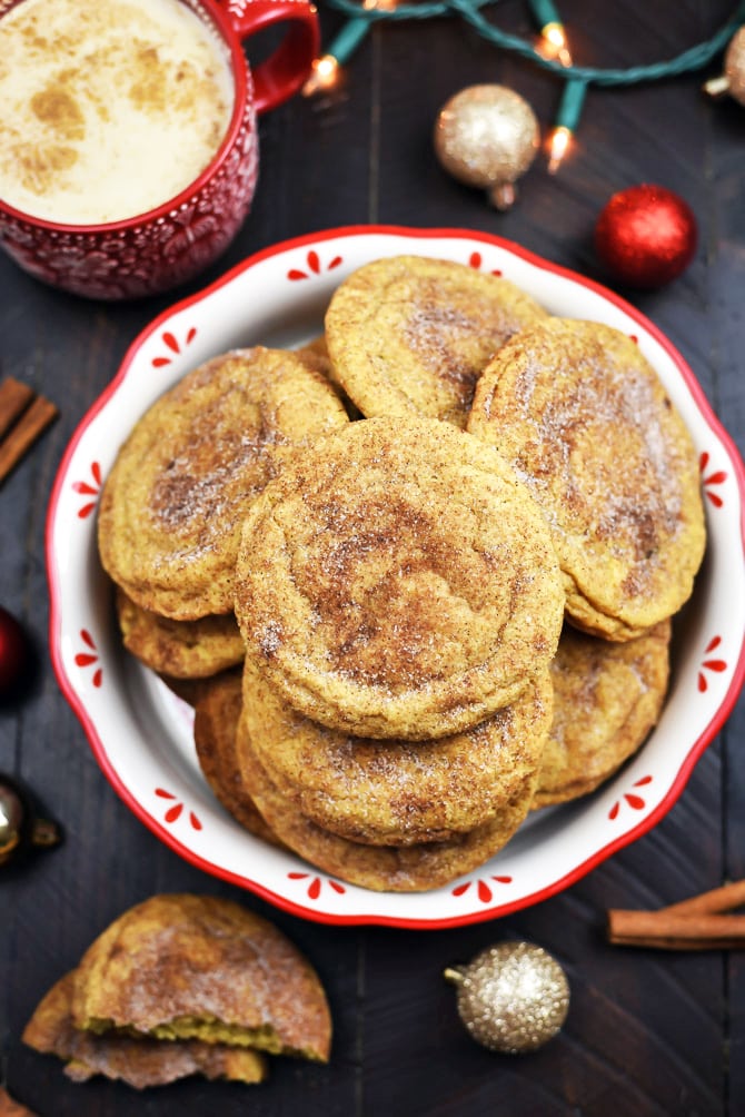 Chewy Chai Snickerdoodles. These tender, chewy cookies are rolled in sugar, cinnamon, cardamom, cloves, ginger, and allspice to taste like your favorite tea! | hostthetoast.com
