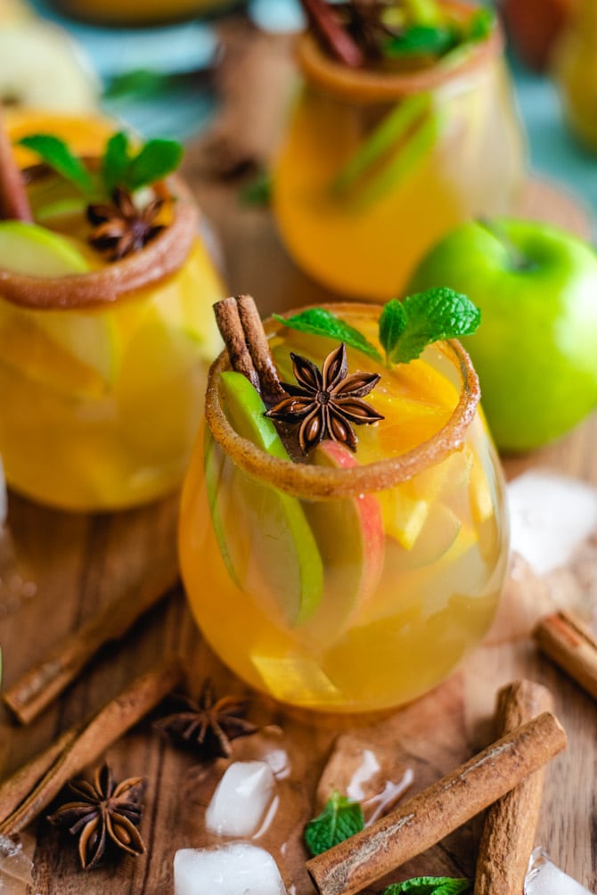 Easy Apple Cider Sangria