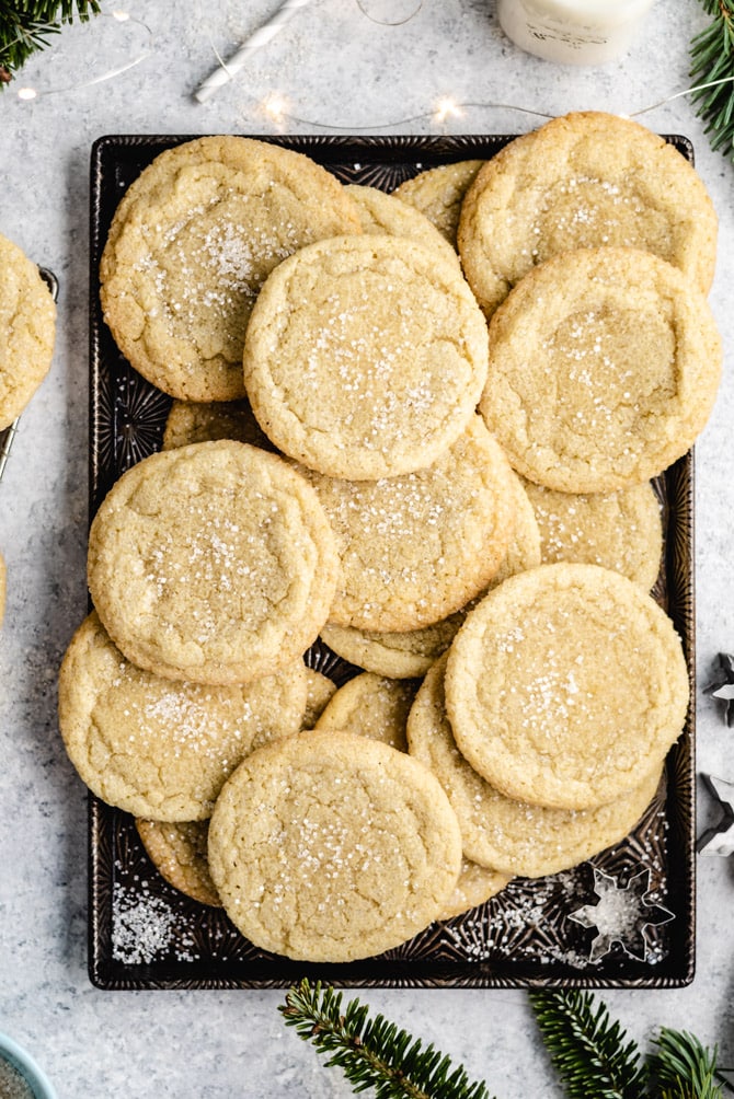 Soft and Chewy Sugar Cookies - Browned Butter Blondie