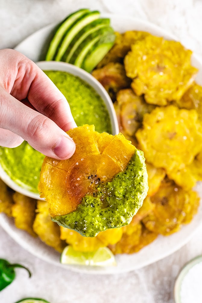 Twice-Fried Smashed Plantains - How to Make Tostones - Meal Studio