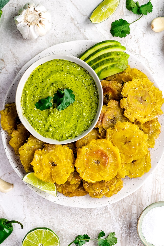 Tostones Fried Green Plantains-6 - Host The Toast