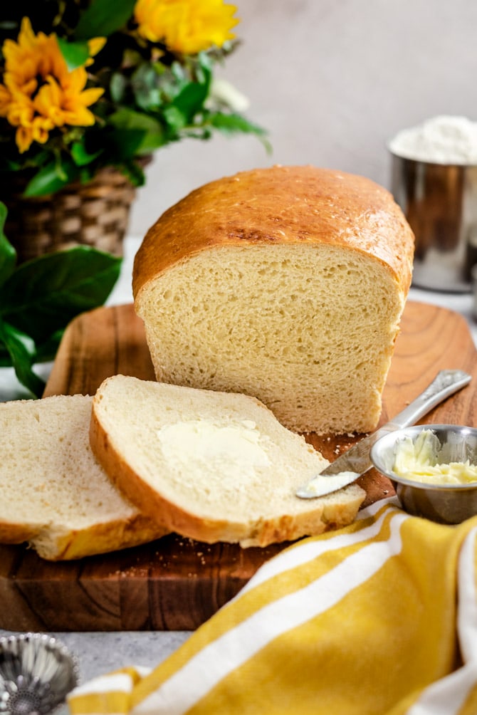 Homemade Bread (White Bread Recipe) - Host The Toast