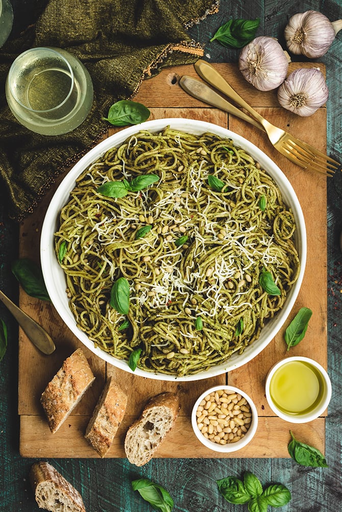 Pesto Pasta - Host The Toast