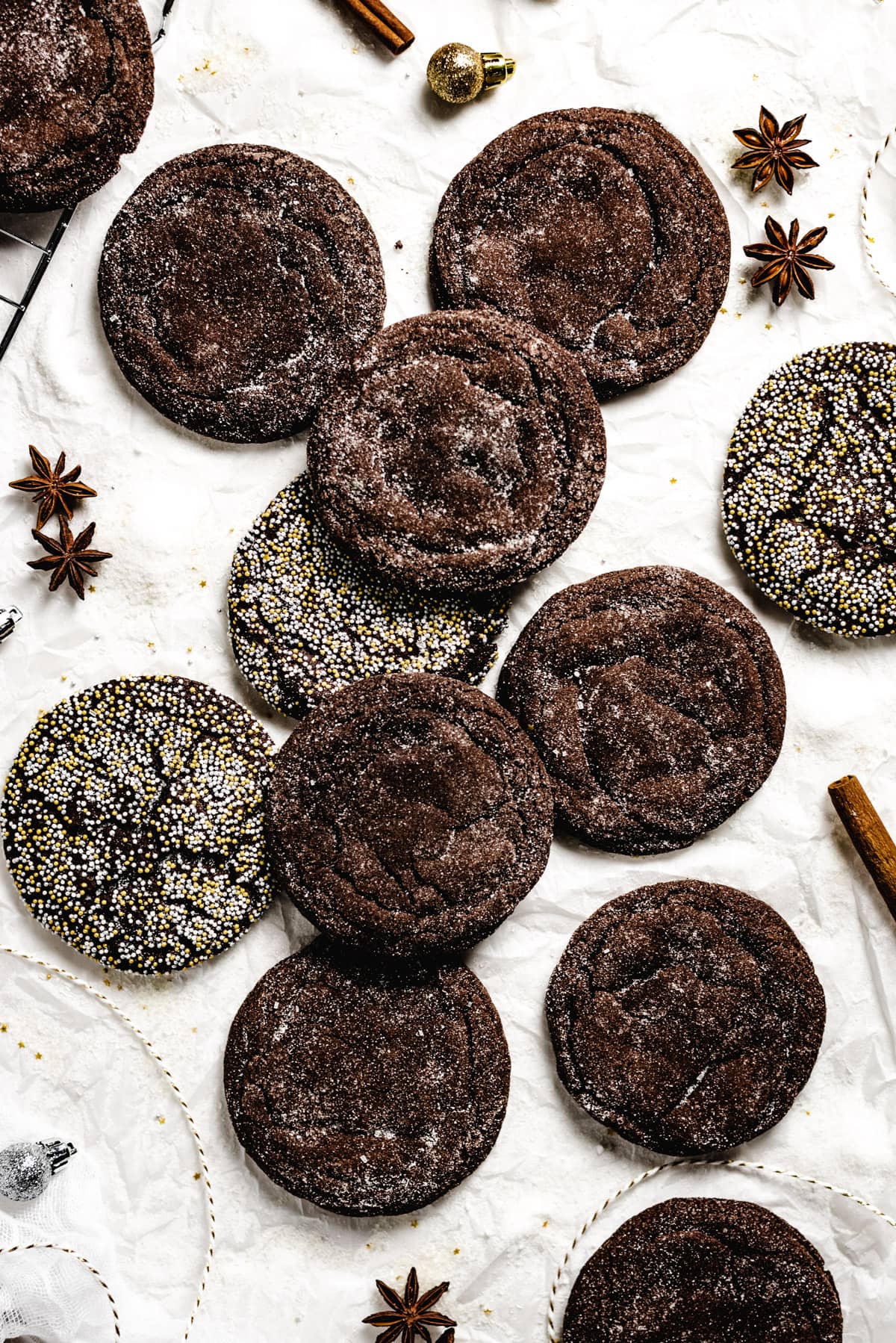 If soft and tender cookies are your thing, these Chewy Chocolate Molasses Cookies need a spot at your holiday dessert table. Dutch cocoa, molasses, brown sugar, and warm spices make these cookies an instant favorite. 